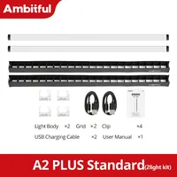 Ambitful A2 PLUS 2500-8500K 37in 95cm Portable RGB Light Stick Led Video Lights for Photography