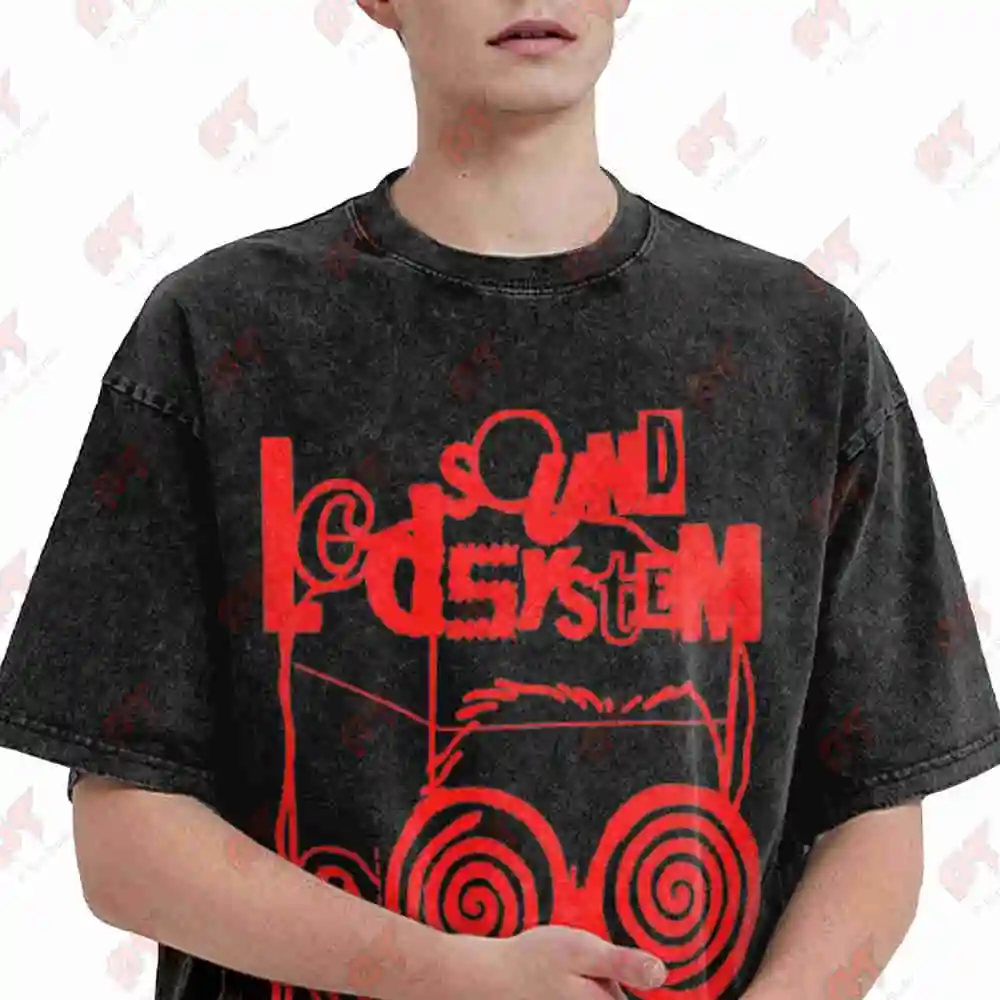 LCD Soundsystem Vintage Washed Tee Pure Cotton T-Shirt