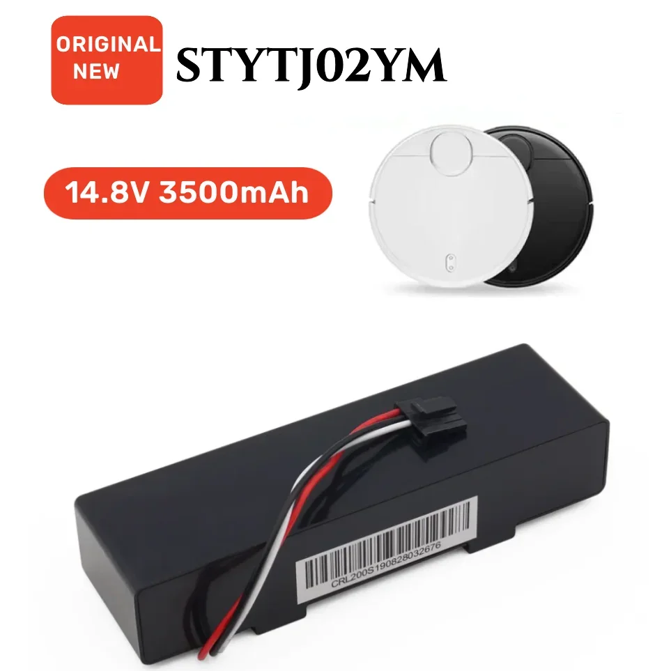 

STYTJ02YM 14.8V 3500mah for Xiaomi Mop Pro Robot Vacuum Cleaner Replacement Battery for Yunmi MVVO1-JG Haier JX37