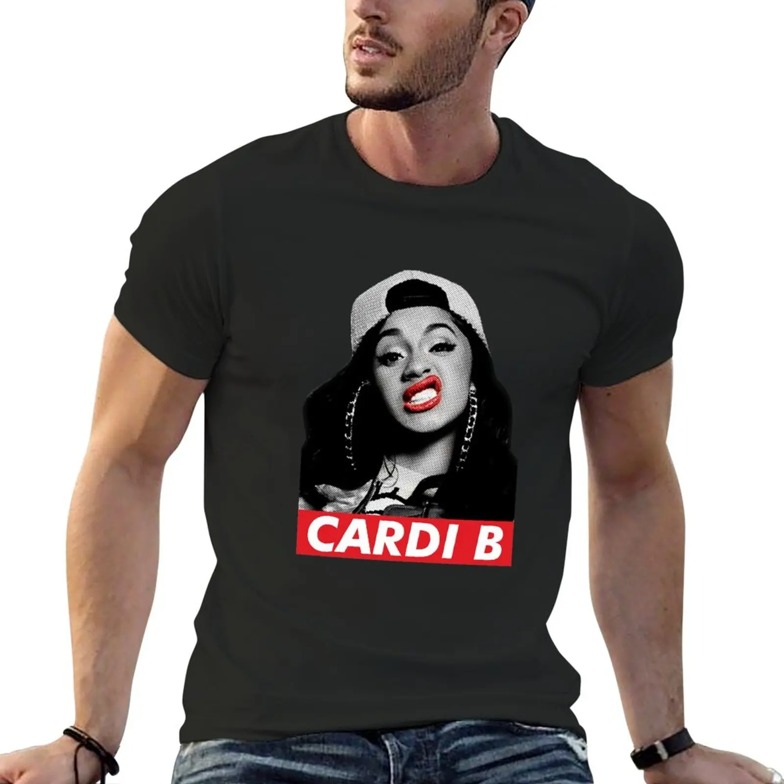 New Cardi B T-Shirt summer top Oversized t-shirt plus size t shirts t shirts men