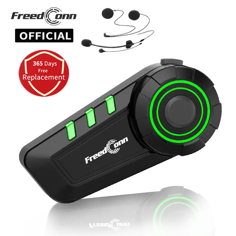 Freedconn Bluetooth Moto Rcycle Helm Headset FM IP65 Wireless Moto Bluetooth Kopfhörer Moto Rcycles Helme Kommunikator