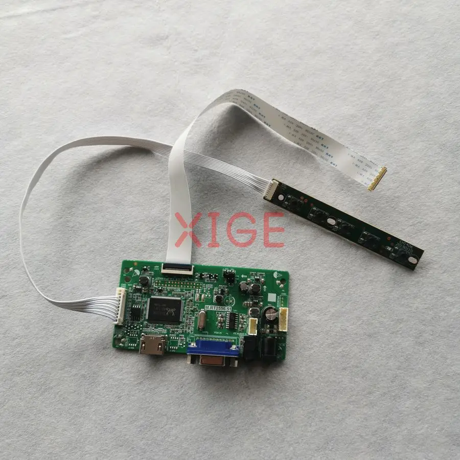 

Controller Board Fit LQ133M1JW21 LQ133M1JX20 LQ133M1JW15 LQ133M1JX26 1920*1080 1920x1080 EDP 30Pin Laptop Panel HDMI+VGA DIY Kit