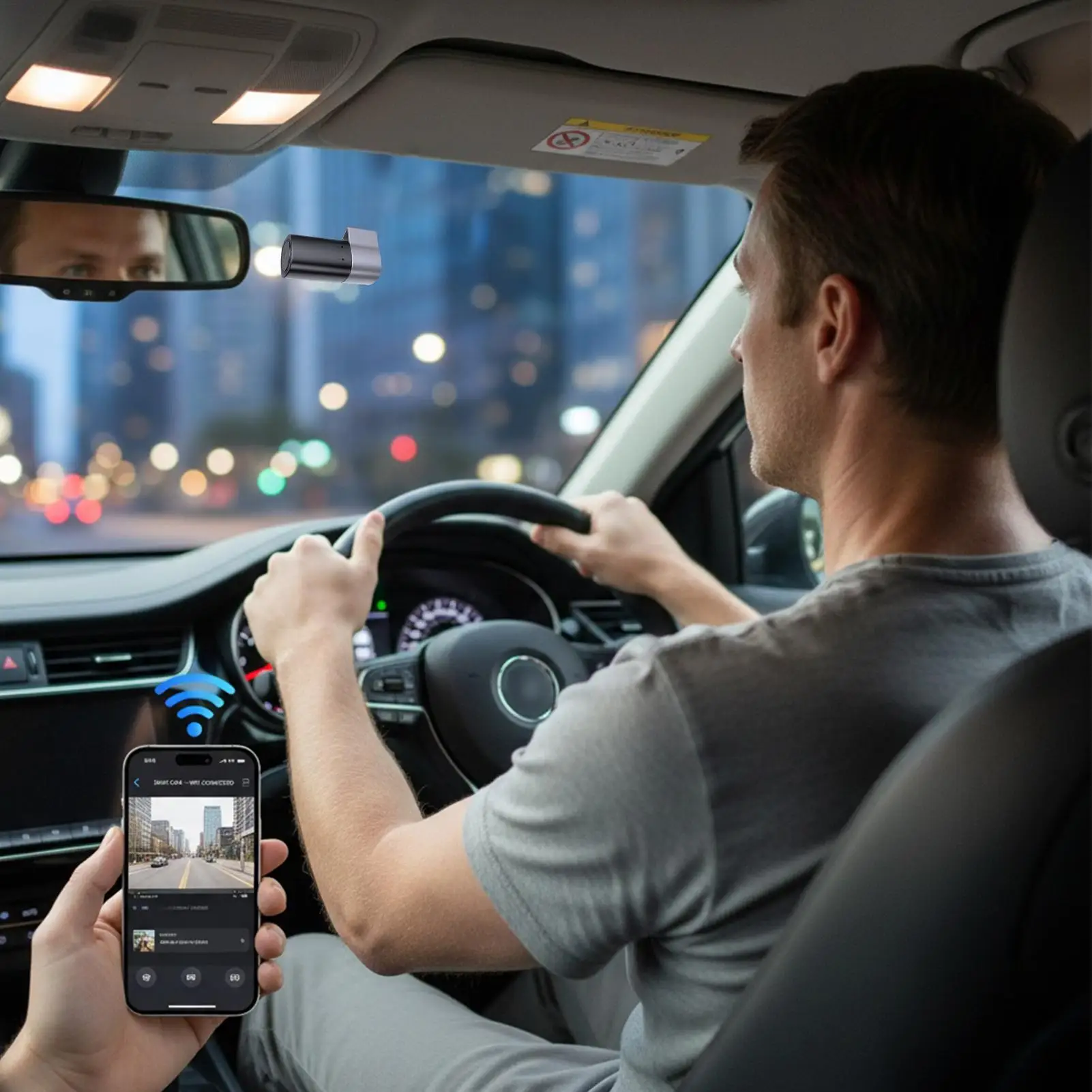 

Беспроводной видеорегистратор с интеллектуальным приложением и дистанционным управлением, широким углом обзора, для автомобилей, пикапов, прицепов, фургонов и грузовиков