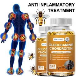 ByurWill Glucosamine Chondroitin Bee Venom Extract Capsules for Relieve Joint & Knee Pain Relieve Discomfort of Bones and Joint