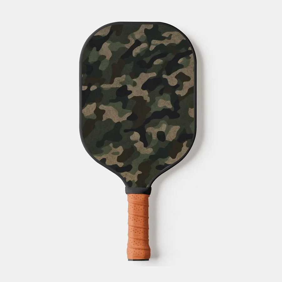 Lucky016 Thermoformed T700 Raw Carbon Fiber Fiberglass Pickleball Paddle Spin Textured Surface With Foam Edge Ergonomic Grip