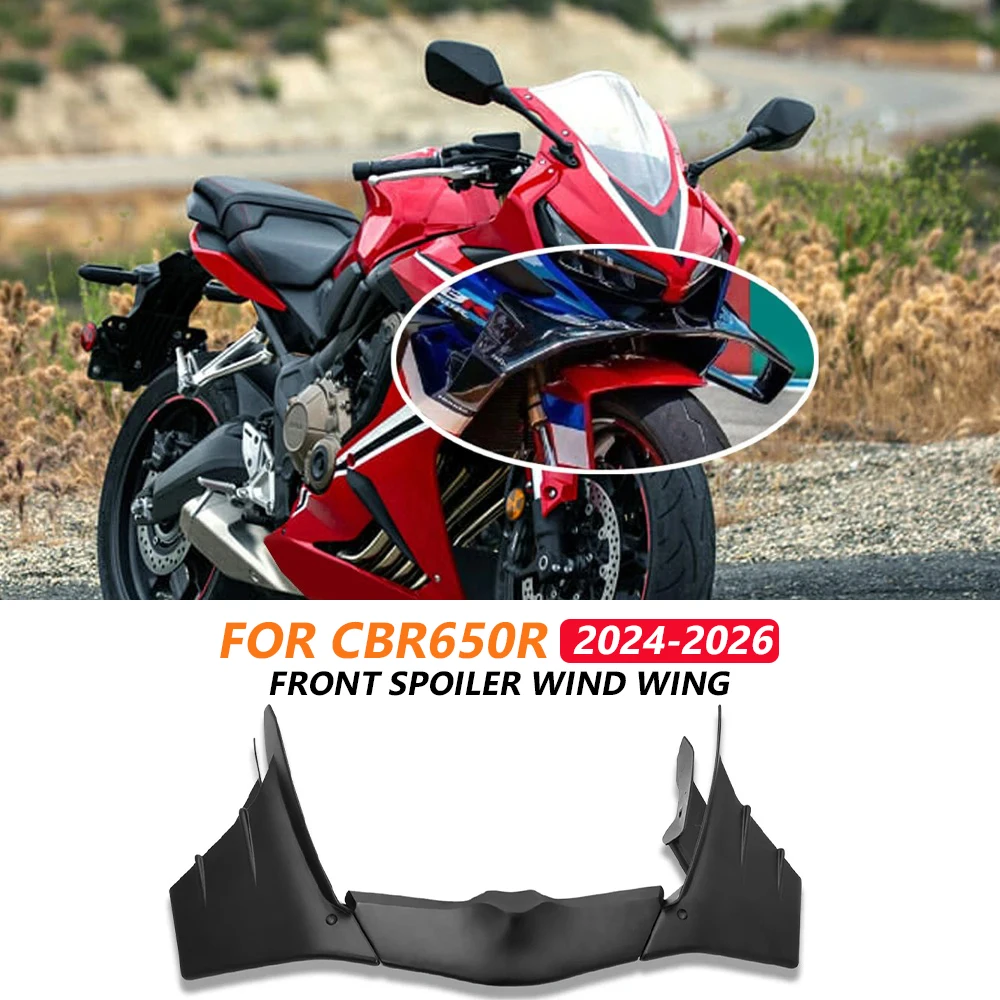 

Фиксированное аэродинамическое крыло для мотоцикла Honda CBR650R 2023-2026: передний спойлер, аксессуары для мотоциклов CBR 650R