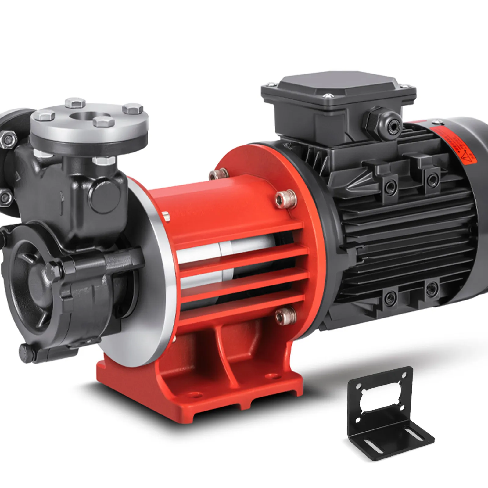 Heavy Duty Steel L Shaped Motor Mount Bracket Gear Motor Mounting Holder Stable Robust Easy Self Installation for Various Motors