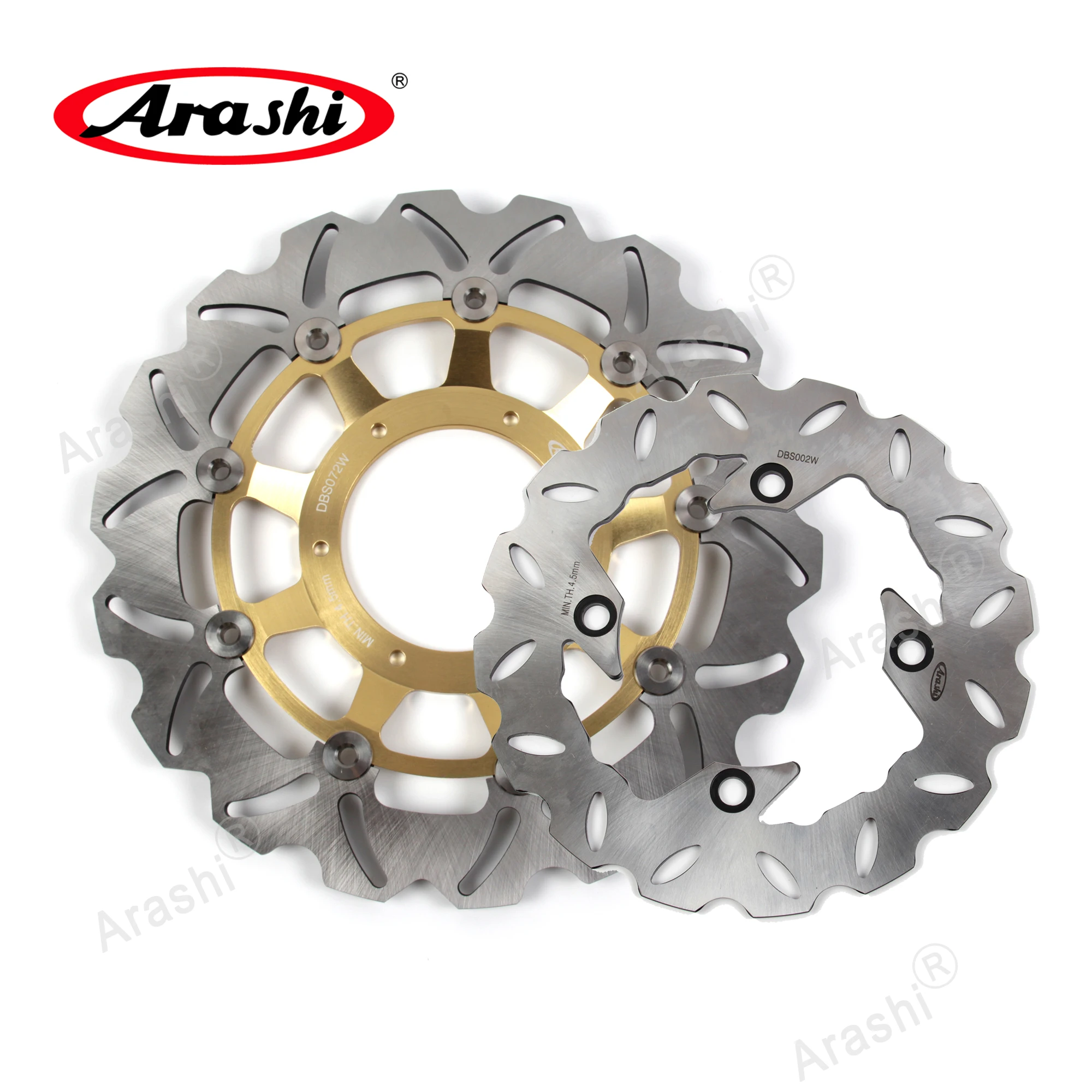 Arashi 1 Set CBR250R 2011-2013 CNC Full Floating Front Rear Brake Disc Brake Rotor Disk For HONDA CBR 250 R 2011 2012 2013