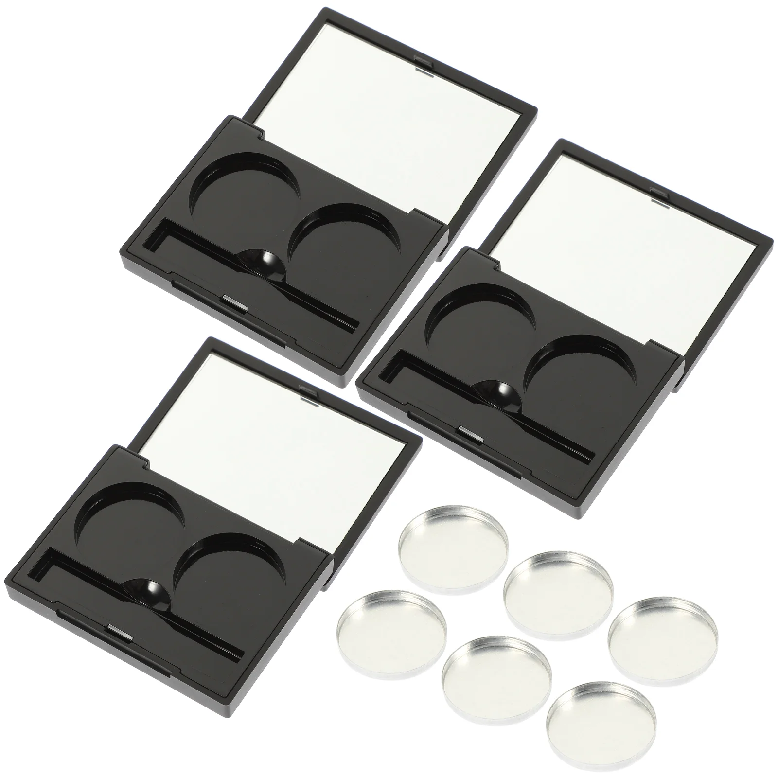 

Eyeshadow Cases Cosmetics Makeup Highlight Powder Sample Containers Eye Makeup Storage Cosmetic Container for Women Girls