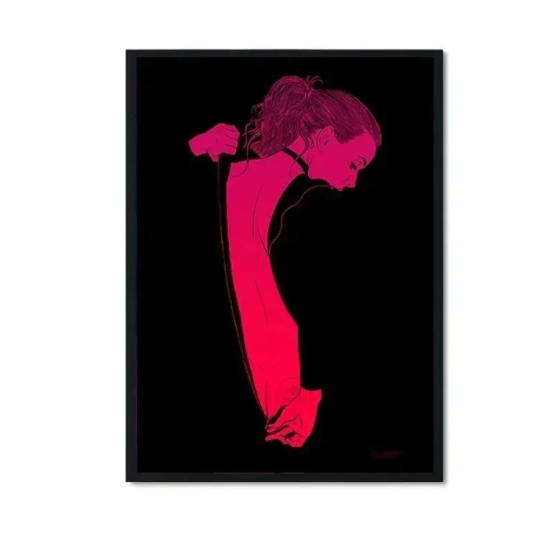 الحديثة رومانسية امرأة الرجال عارية مثير الجسم قماش اللوحة الملصقات والمطبوعات جدار صورة فنية لتزيين غرفة المعيشة #4