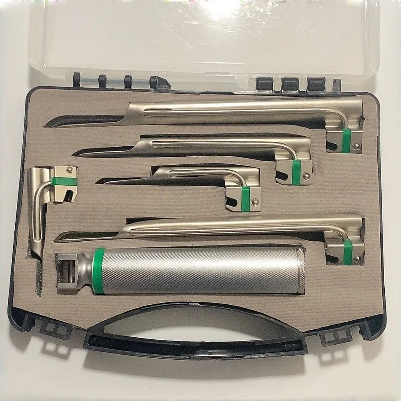 Pet animal special LED laryngoscope intubation anesthesia laryngoscope pet laryngoscope right opening