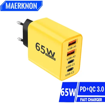 PD 65W USB şarj hızlı şarj tipi C cep telefonu şarj Iphone şarj Iphone 15 Pro Max Xiaomi 12 13 Huawei Samsung