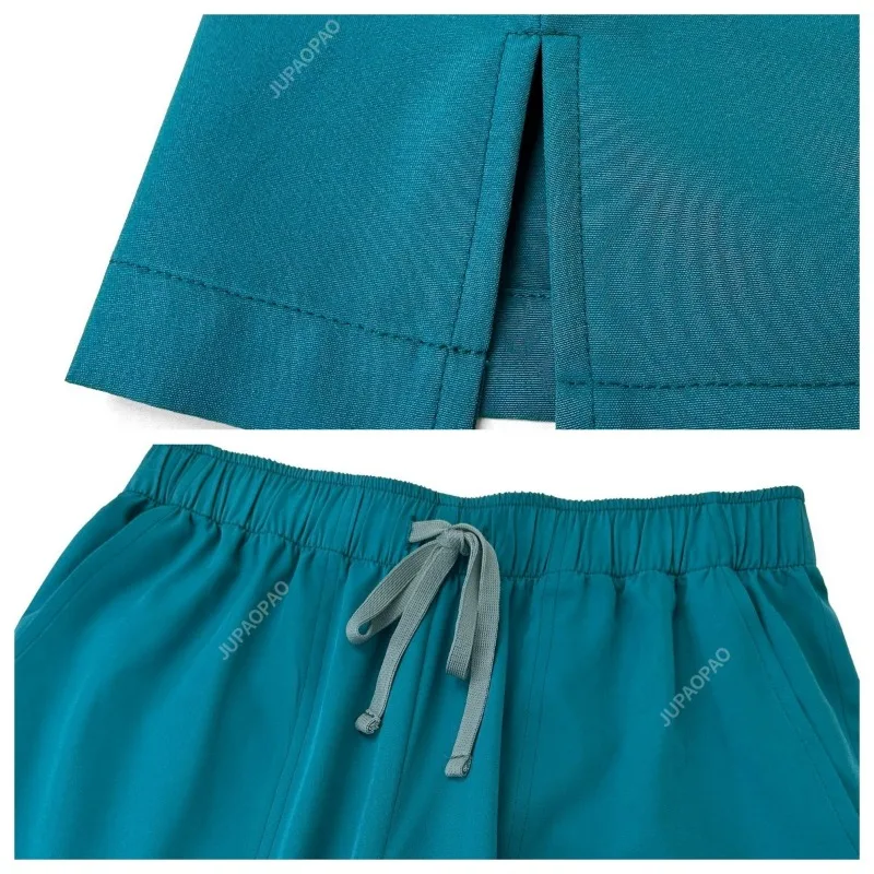 Novo hospital médico esfrega conjunto uniforme masculino e feminino esfrega high-end conjunto de beleza workwear acessórios enfermeira conjunto cirurgia dentária