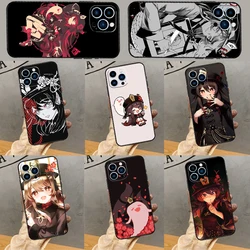 Genshin Impact Hu Tao Phone Case For iPhone 16 15 14 13 12 11 Pro Max 12 13 Mini X XR XS Max 6s 8 7 Plus Cover