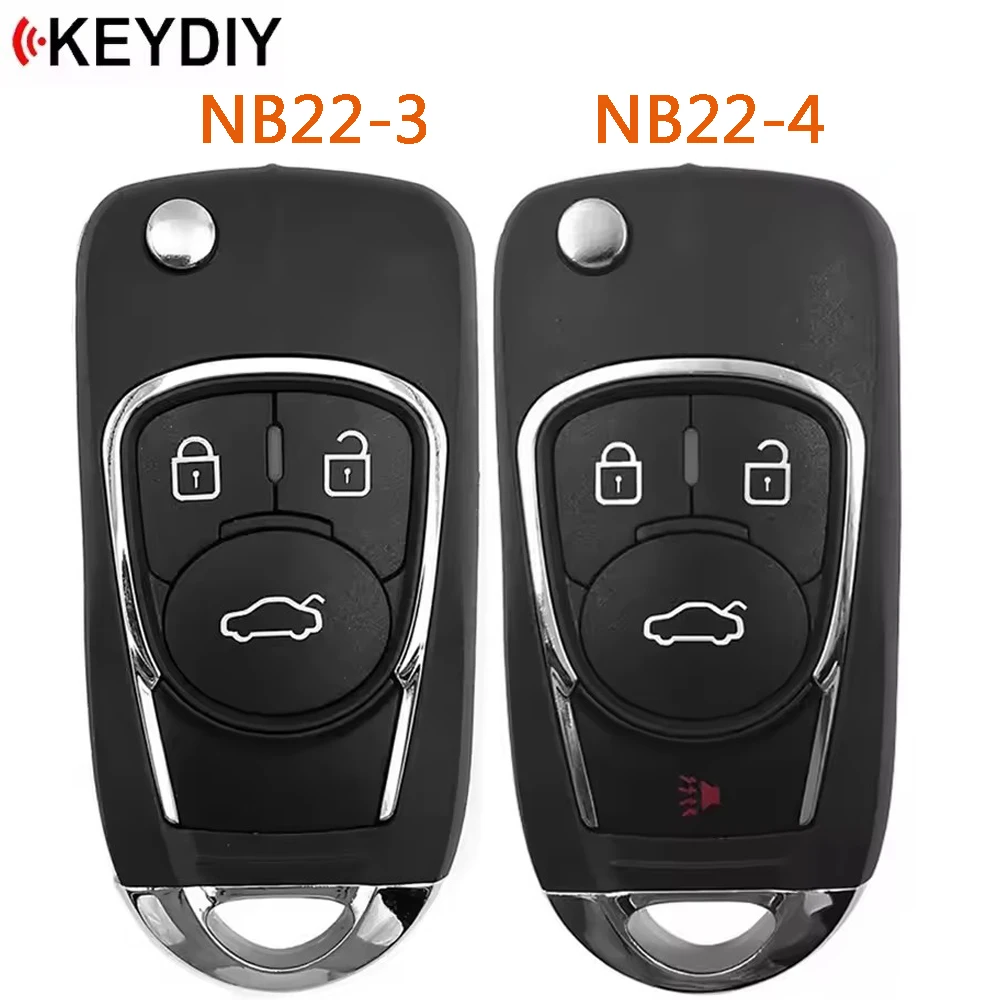 5pcs/lot KEYDIY NB22-3 NB22-4 Universal Remote Key for Buick Style for Chevrolet Style for KD900 URG200 KD200 Mini KD-X2 Tools