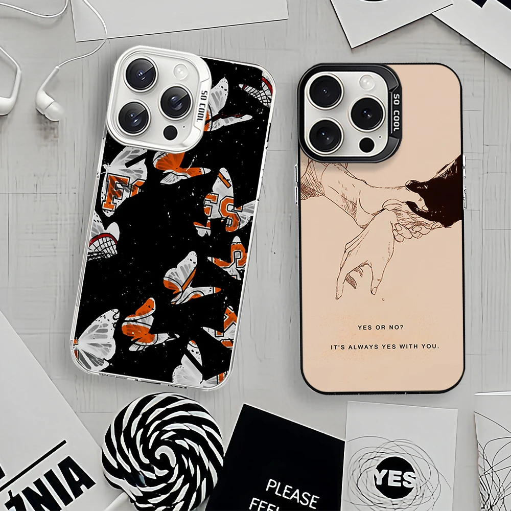 Novel The Foxhole Court Neil Andrew AFTG Phone Case for iPhone 12 11 13 14 15 16 Max Pro Plus Laser IMD Color Shell