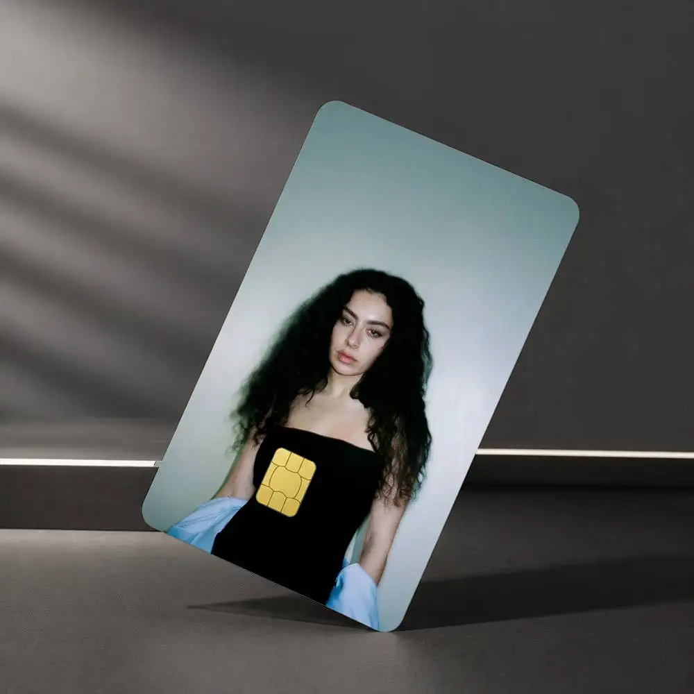 C-Charli XCX Retro Pop Style Sticker Film Tape Skin for Credit Card Debit Card Waterproof Stickers