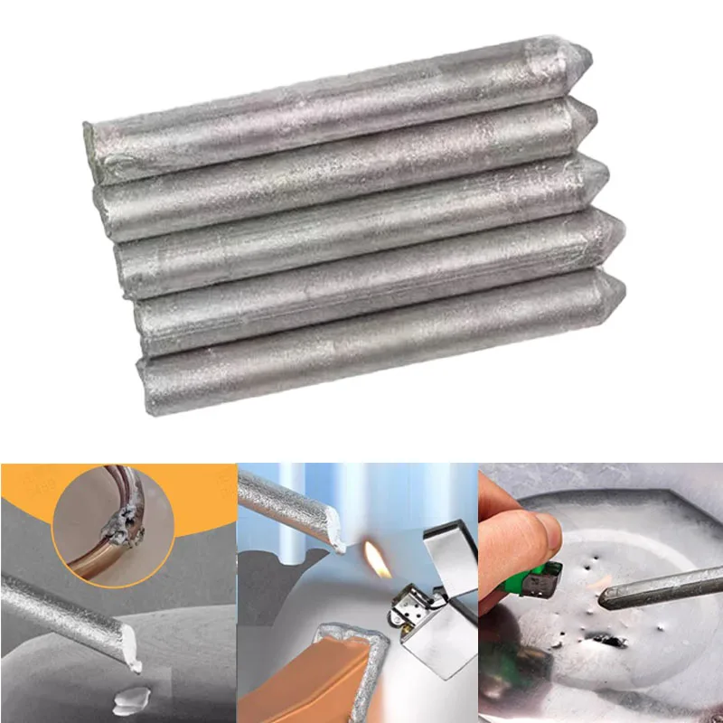 6/12Pcs Low Temperature Universal Welding Rod Easy Melt Aluminum Welding Rods By And Matches For Metal Aluminum Welding