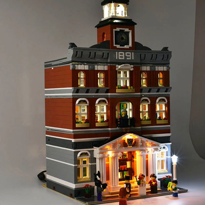 LED Light Set For 10224 compatible 15003 City Hall (Only LED Light, NOT Include The Model Bricks)