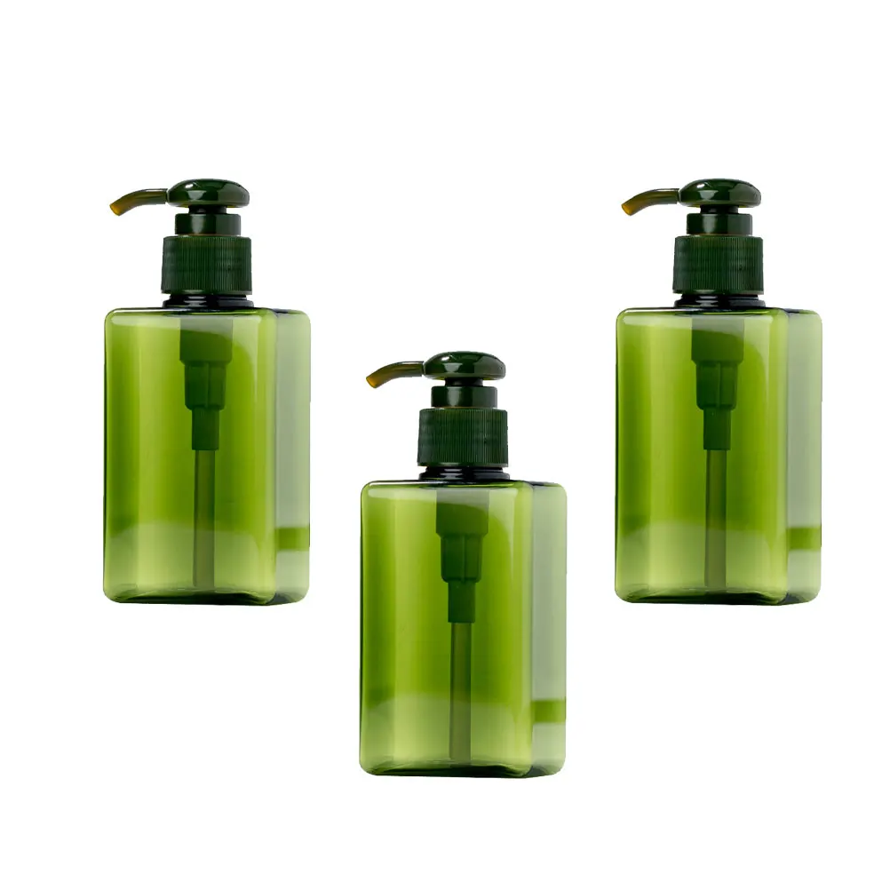

3 Pcs Liquid Bottle Size Shampoo Shower Foam Pump Bottle Liquid Dispenser Reusable Eco Friendly Portable