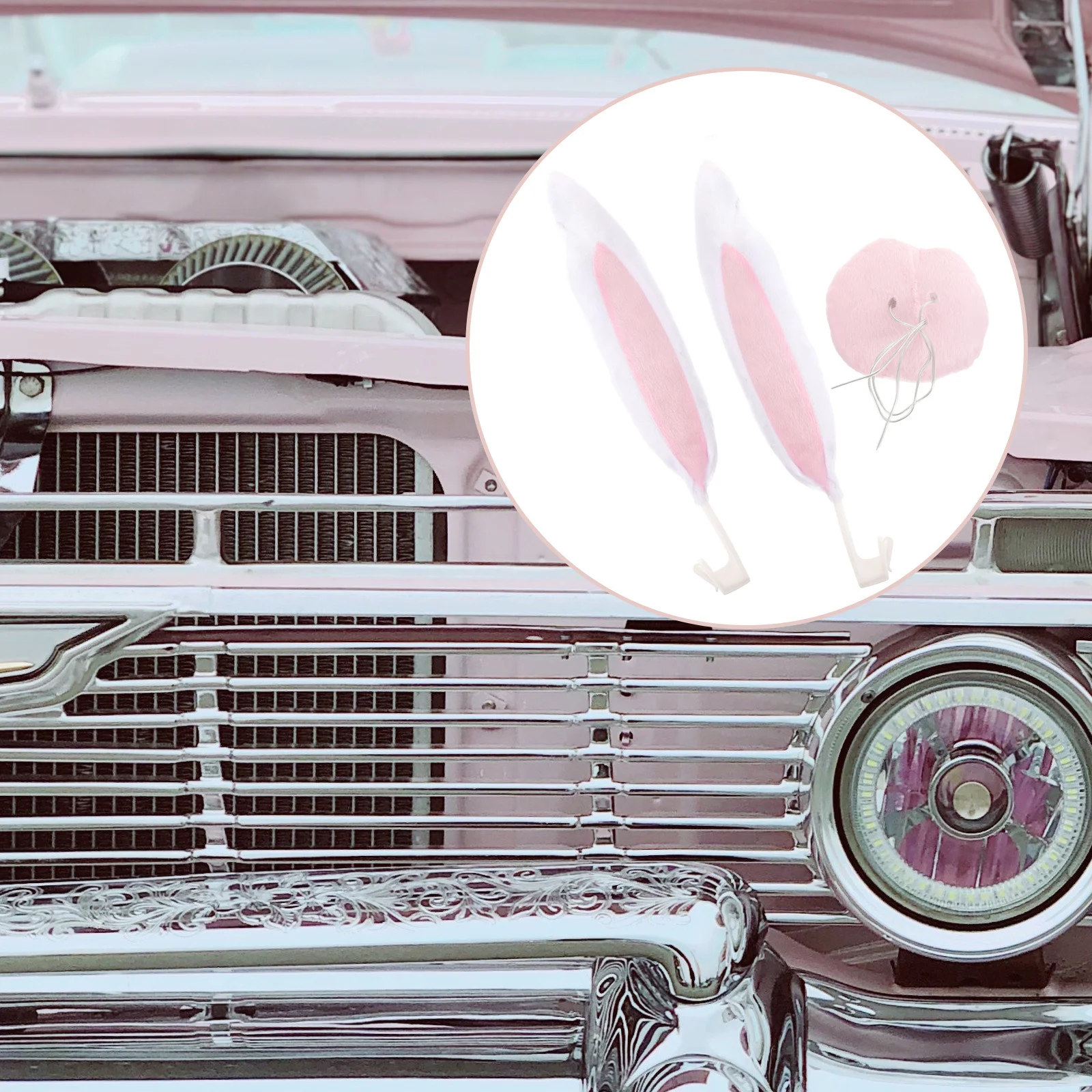 

1 set 1 Set Rabbit Ears Vehicle Kit Durable For Christmas Gifts Car Decorations For Christmas Rabbit Car Decorations