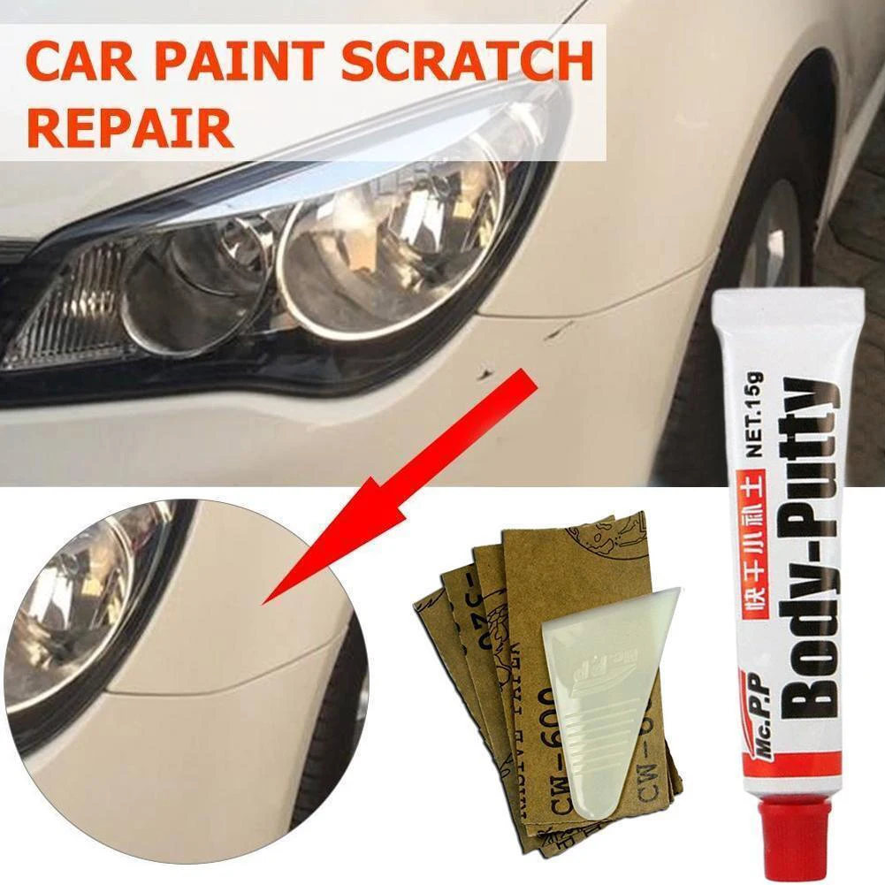 Smooth Repair Tools Scratch Filler Auto Waxing Body Putty Assistant Car Accessories Paint Repair Tool Sandpaper Pad