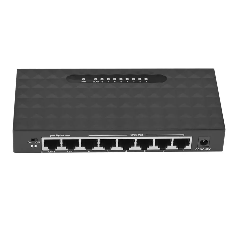 Mini-Ethernet-Netzwerk-Desktop-Switch 8 Port 10/100mbps Fast Hub-Netzwerk-Desktop-Switch 8 Port 10/100mbps Fast Hub Schnelle Lieferung