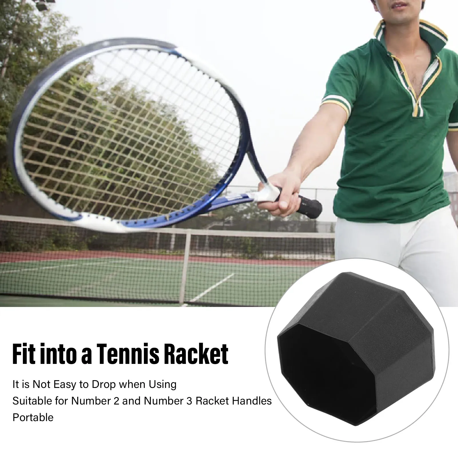 

Tennis Racket Butt Tennis Tennis Racket Silicone End Cover for Racquetball Racket Black Tennis Racket Handle End