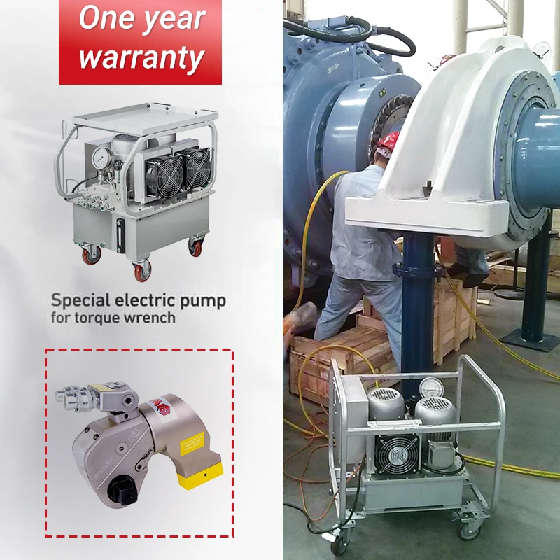 Fornitura diretta in fabbrica Serie DHP 40L ISO 9001 Pompa dinamometrica idraulica WREN Chiave dinamometrica idraulica a doppio motore a grande flusso