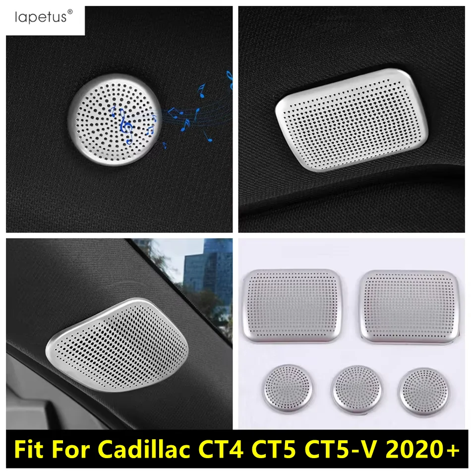 สําหรับCadillac CT4 CT5 CT5-V 2020 - 2022 ด้านหน้าเสาแผงลําโพง/หลังคาลําโพงเสียงเสียงกรอบTrimอุปกรณ์เสริม