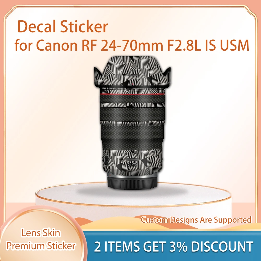 RF24-70mmF2.8 Skin Wrap Covered 2470 Decal Skin Protective Film Cover Film for Canon RF24-70mm F2.8L IS USM Lens Skin Decal