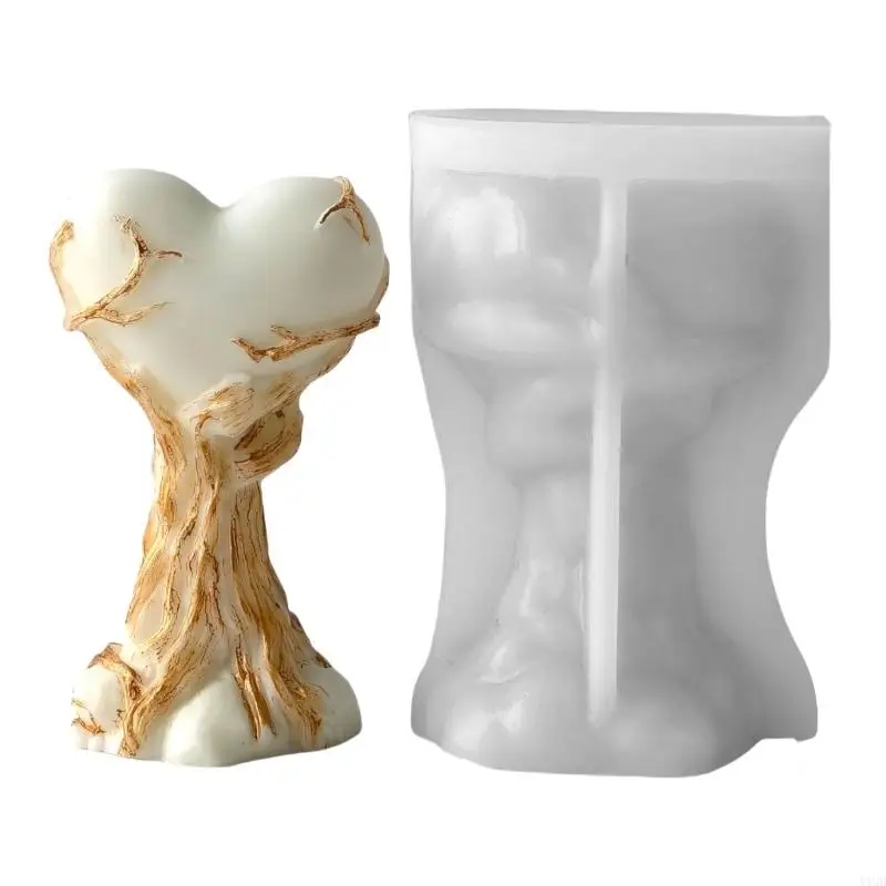 

Silicone Mold Heart Geometric Resin Gypsum Molds Suitable for Creative Homes Decoration and Handmade Gifts