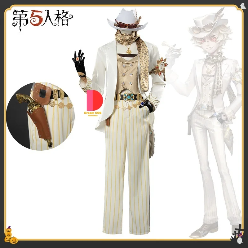 

Identity V in Truth Underneath Prospector's Skin Brilliant Lone Wolf Gambler Under The Spotlight Cosplay Costume