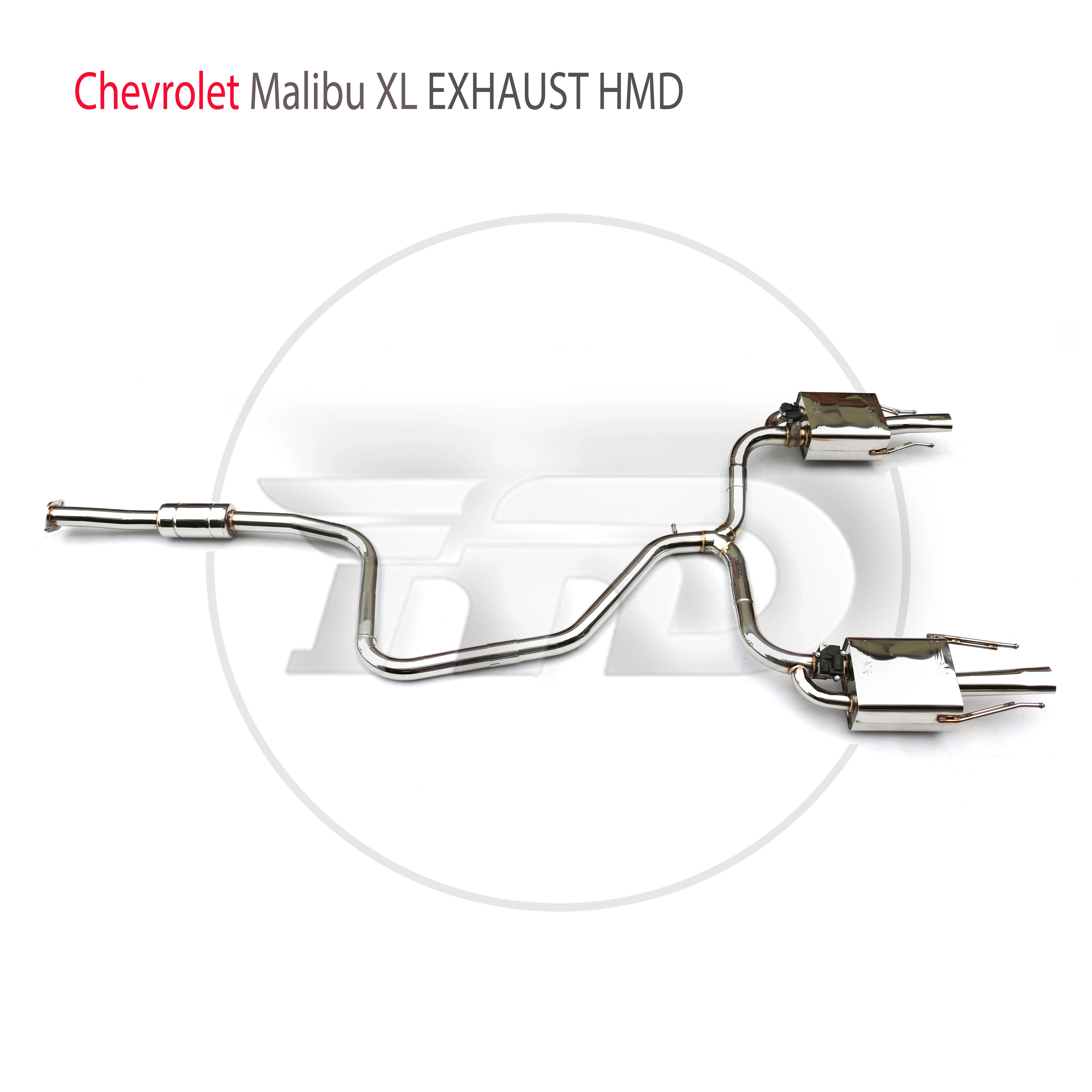 HMD Stainless Steel Exhaust System Performance Catback is Suitable for Chevrolet Malibu XL Car Valve Muffler