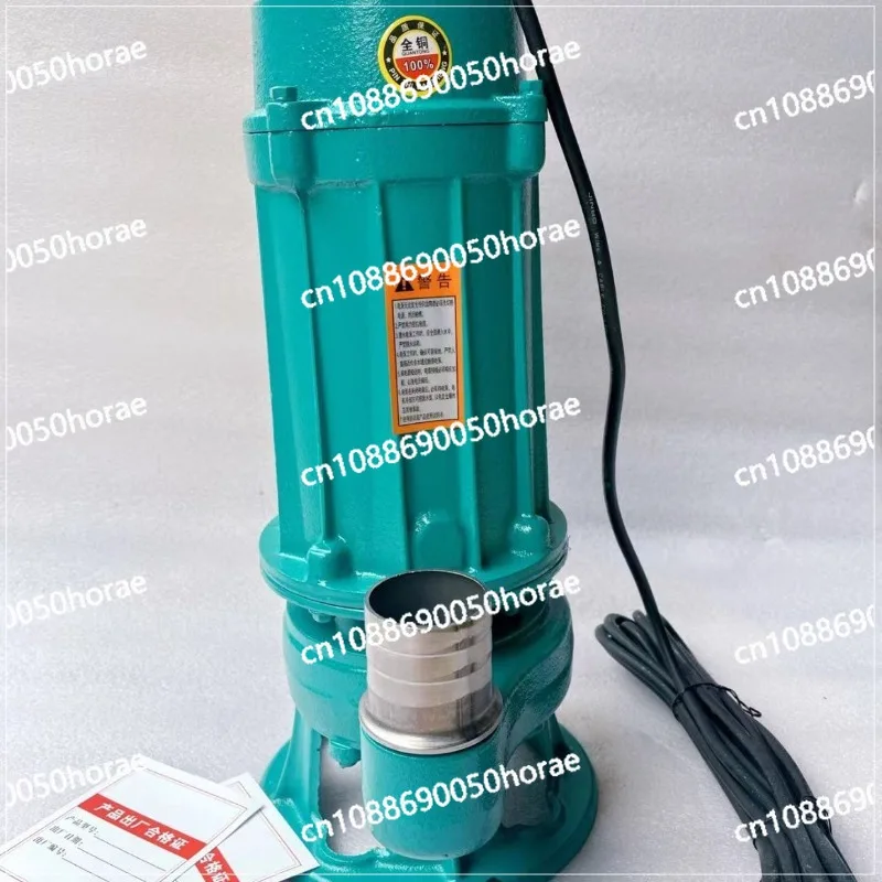 Large Flow Stirring Non Clogging Agricultural Industrial Basement Sewage Treatment Pump