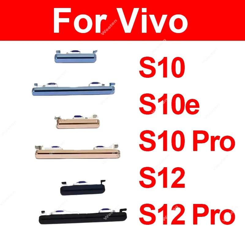 

Power Volume Buttons For Vivo S10 S10e S12 Pro 5G Power Volume Side Button Power Volume Keys Flex Cable Repair Parts