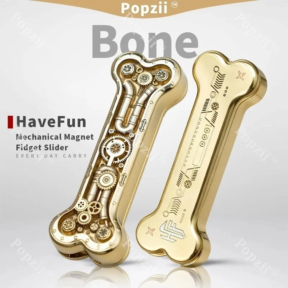 

Механический магнитный фиджет-слайдер HaveFun из латуни: крутой гаджет для снятия стресса у взрослых