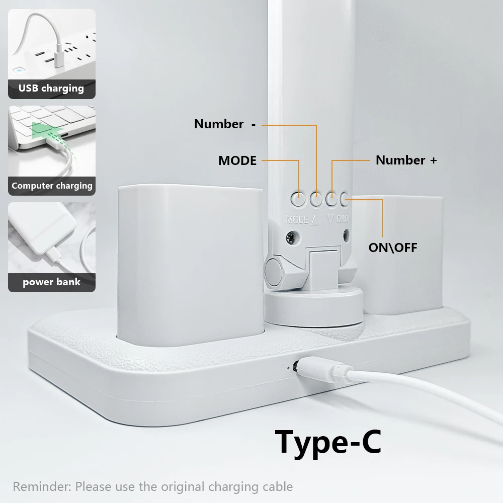 مصباح مكتبي طالب خاص عنبر مكتب حماية العين مصباح الواجبات المنزلية الكتابة مصباح دراسة مصباح ساعة بسيطة أباجورة شحن