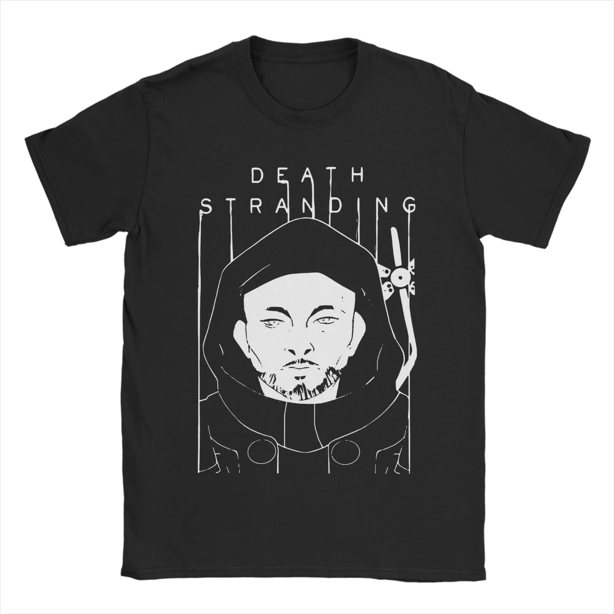 idol face death art Death Stranding Gmae Metal Gear Solid Couple  T Shirts Summer O Neck Novelty Tee Shirt Oversized Tops