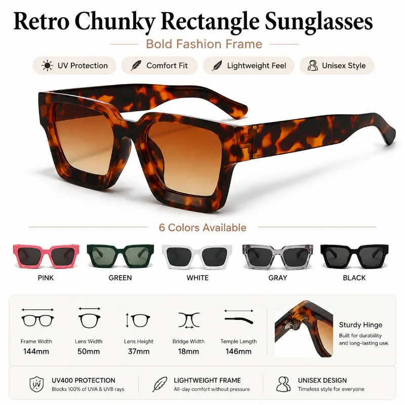 Vintage Small Square Sunglasses Men Women Retro Brand Designer Green Sun Glasses Unisex Ins Popular Shades Eyewear UV400