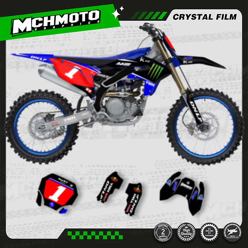 

MCHMFG полный набор мотоциклетных графических наклеек, наборы наклеек для YAMAHA YZF450 2023 2024 2025 YZF250 2024 2025 2026