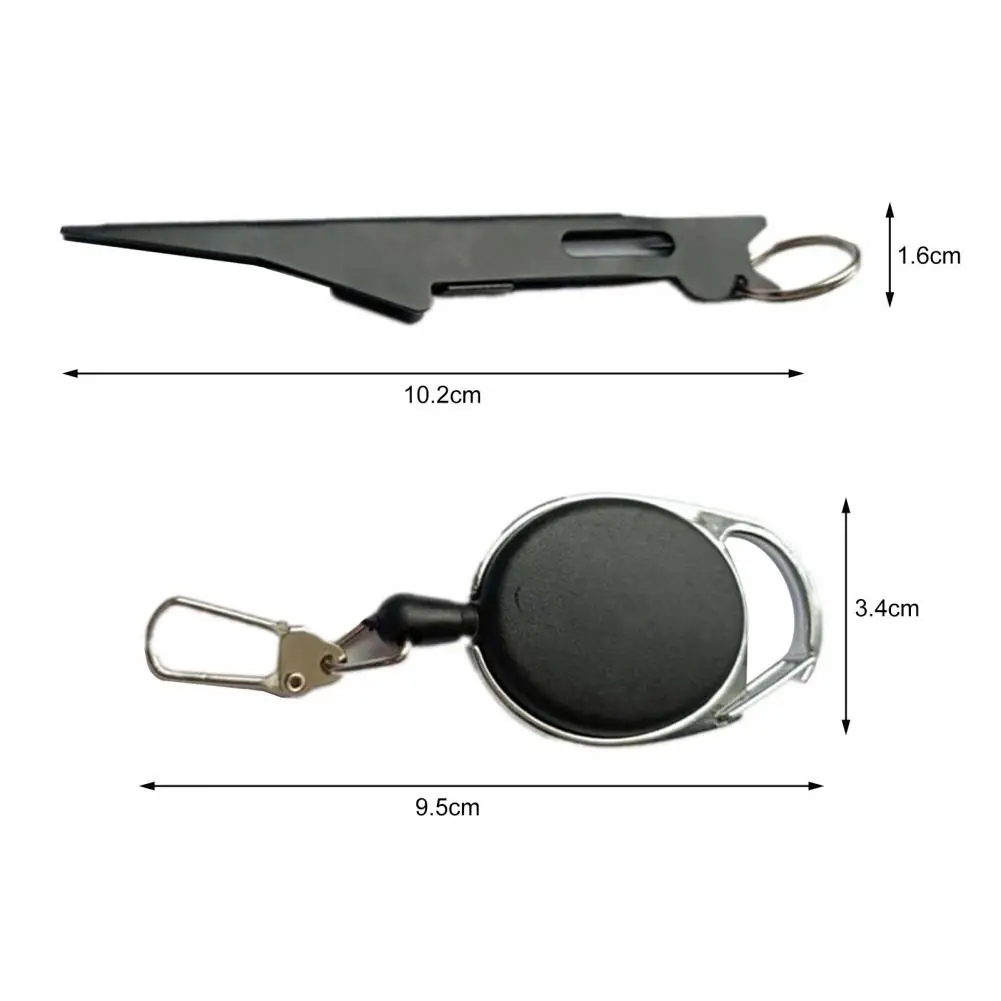 Compact Cut Line Anti-deformed Outdoor Fishing Tool Nail Knotter Ergonomic Fishing Quick Knot Tool Tackle Accessory