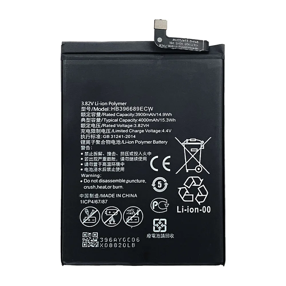 Orginal HB396689ECW 4000mAh Battery for Huawei Mate 9/9 Pro Y7 Prime Y7 2017 Honor 8C Y9 2018 2019 Version Enjoy 7 plus