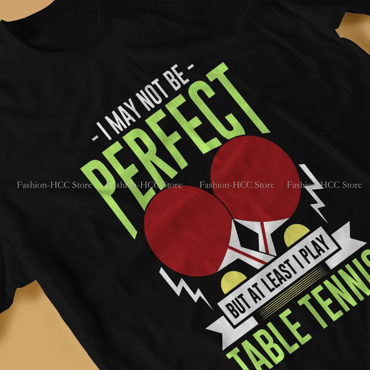 Ping Pong TShirt for Men I May Not Be Perfect But I Play Table Tennis  Sweatshirts Polyester T Shirt High Quality Trendy Fluffy