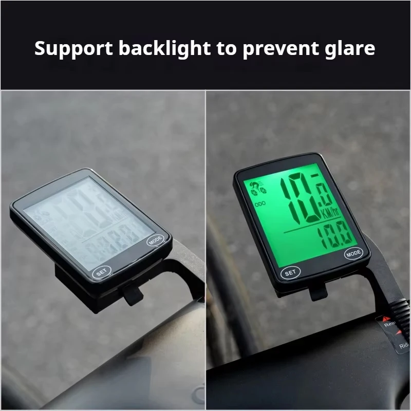 كمبيوتر دراجة بشاشة تعمل باللمس لاسلكية ، عداد السرعة للدراجة الجبلية ، مستشعر إيقاع ، نظام تحديد المواقع ، ملحقات الدراجة