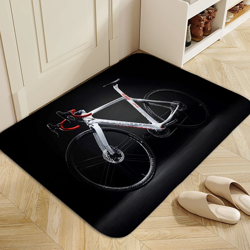 Bathroom Mat A-Pinarellos Washable Non-slip Kitchen Rug Aesthetic Useful Things Home Entrance Mats Floor Mats Front Door Carpet