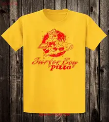 Retro T Shirt 100 Cotton 80's Stranger Surfer Boy Pizza Things long or short sleeves