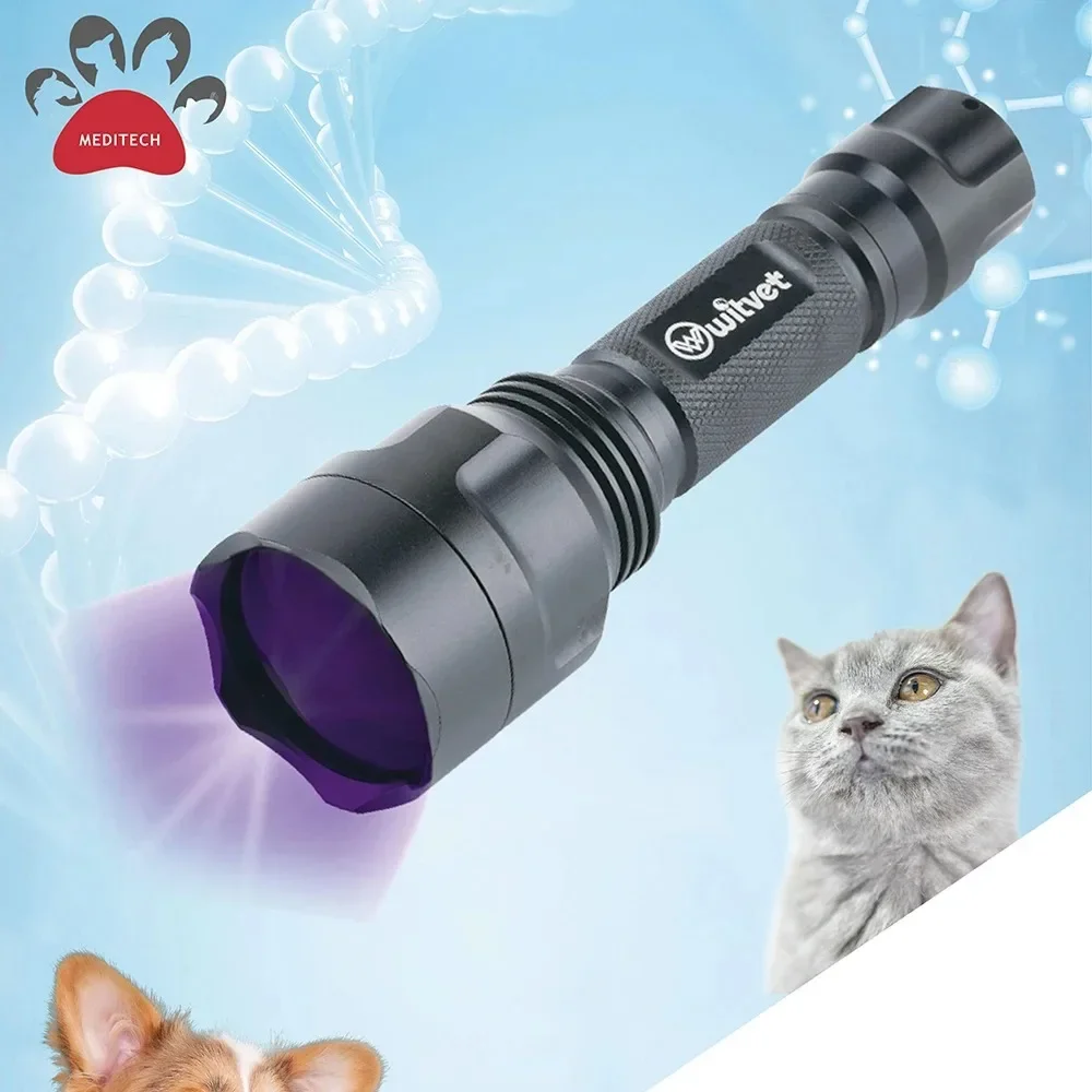 

1Set Pet Supplies Wood's Lamp USB Charging Handheld Filter Light Pet Skin Diagnosis Accessories Clinic TW-80