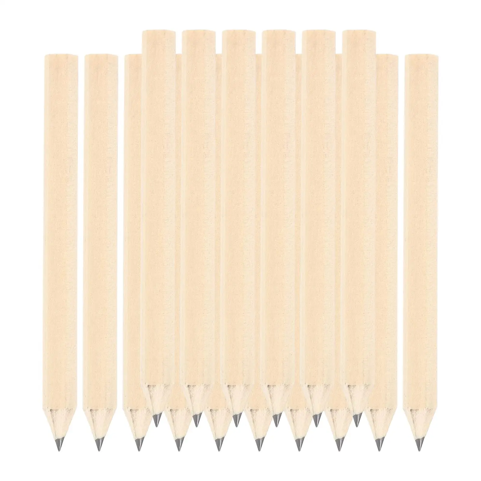 

50 Pcs Pencil Short Golf Tool Wooden Writing Practical Erasable Sketching Portable Accessories Material Design