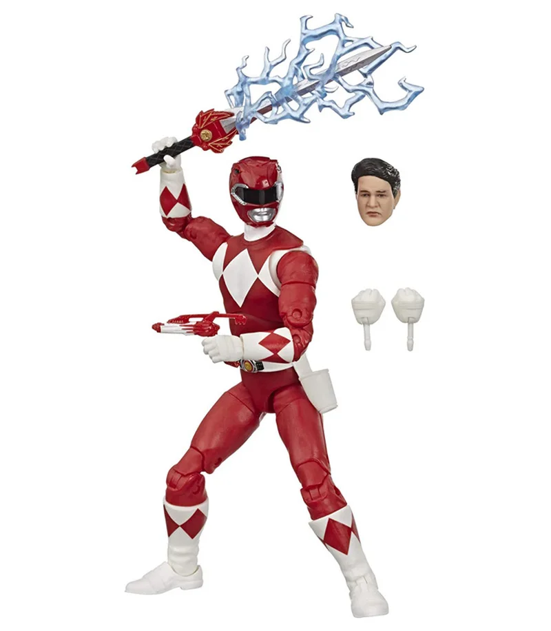 Hot Power Rangers Red Ranger Anime Figure Lightning Collection Dino Fury Action Figures Statue Model Doll Toys Gifts